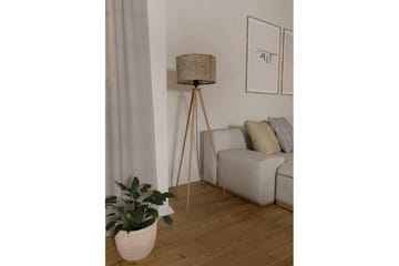 Golvlampa Eglo Hontongas Brun - Belysning - Lampor & belysning inomhus - Golvlampa