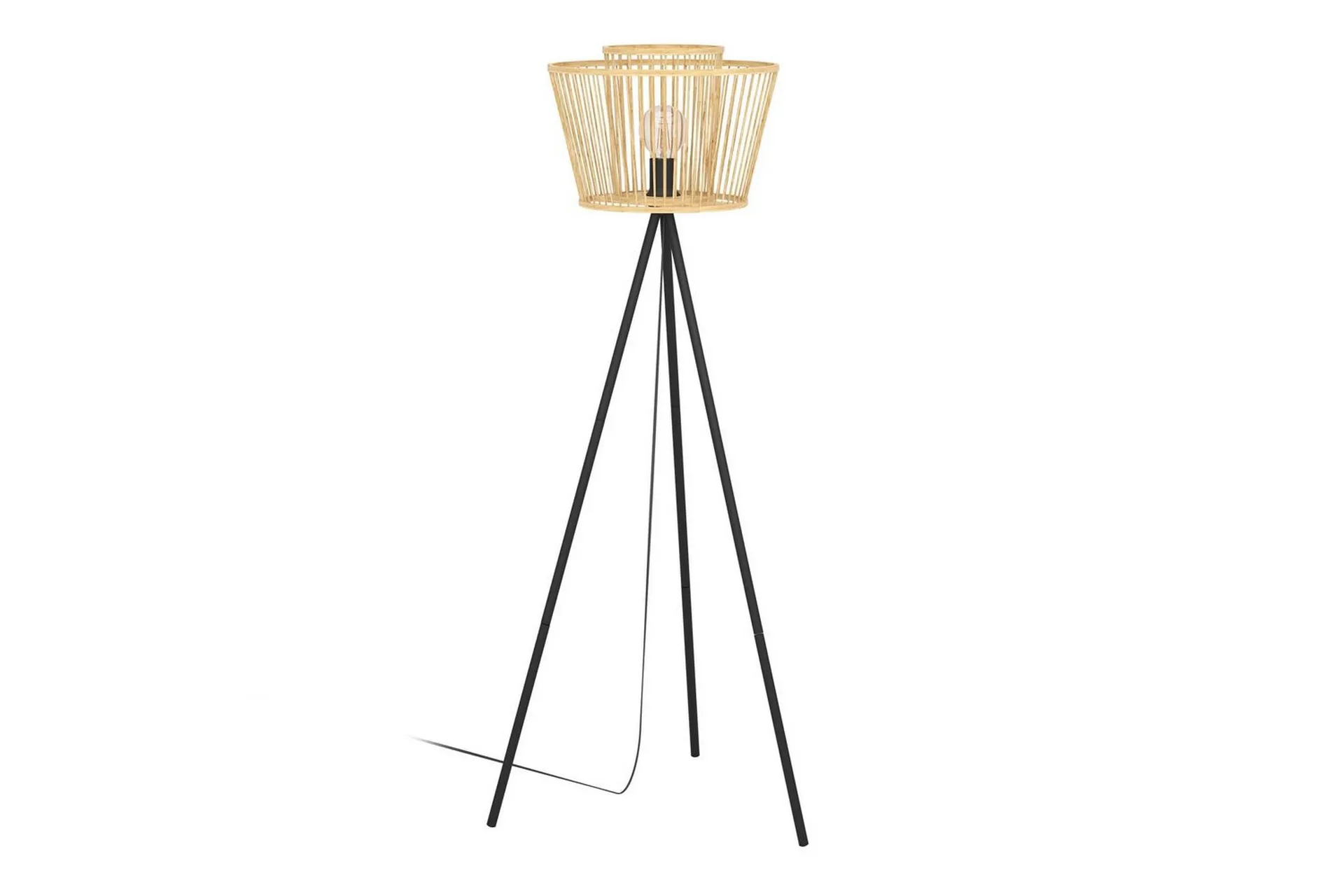 Golvlampa Eglo Hykeham - Svart