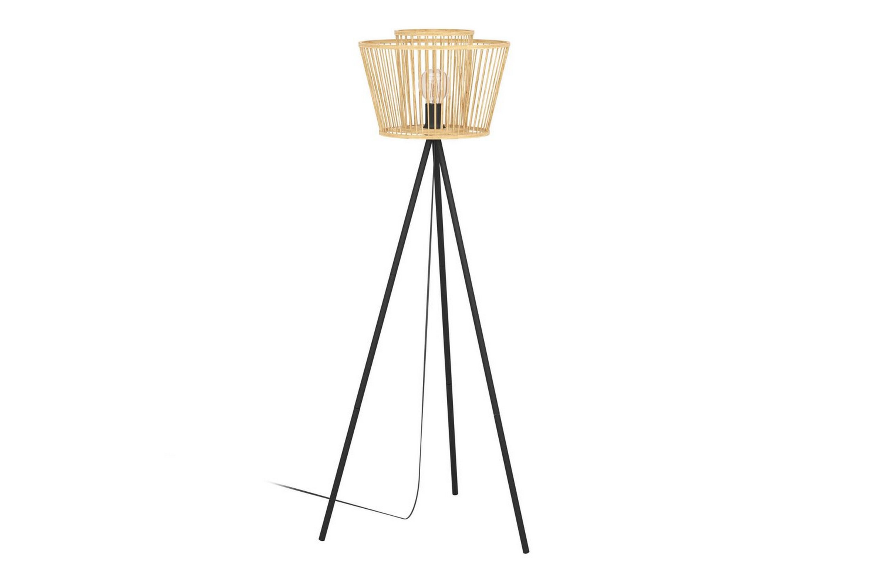 Golvlampa Eglo Hykeham - Svart