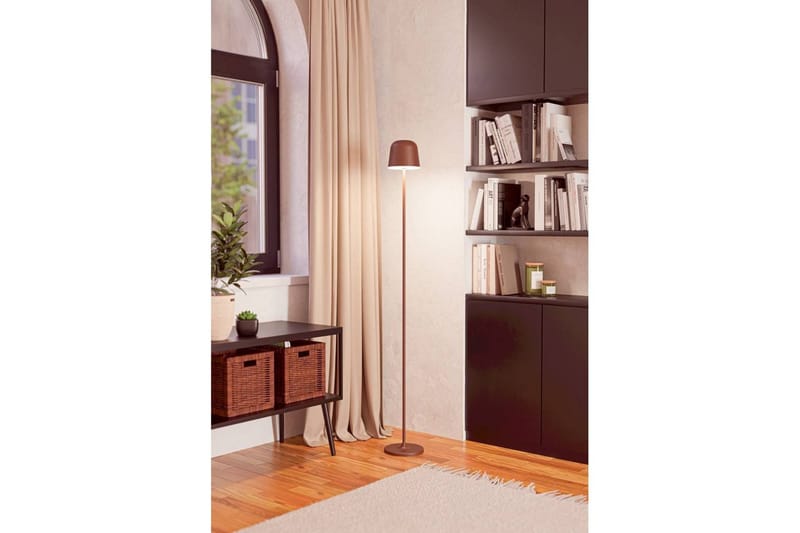 Golvlampa Eglo Mannera-L Brun - Brun - Belysning - Lampor & belysning inomhus - Golvlampa
