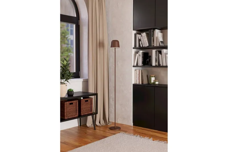 Golvlampa Eglo Mannera-L Brun - Brun - Belysning - Lampor & belysning inomhus - Golvlampa