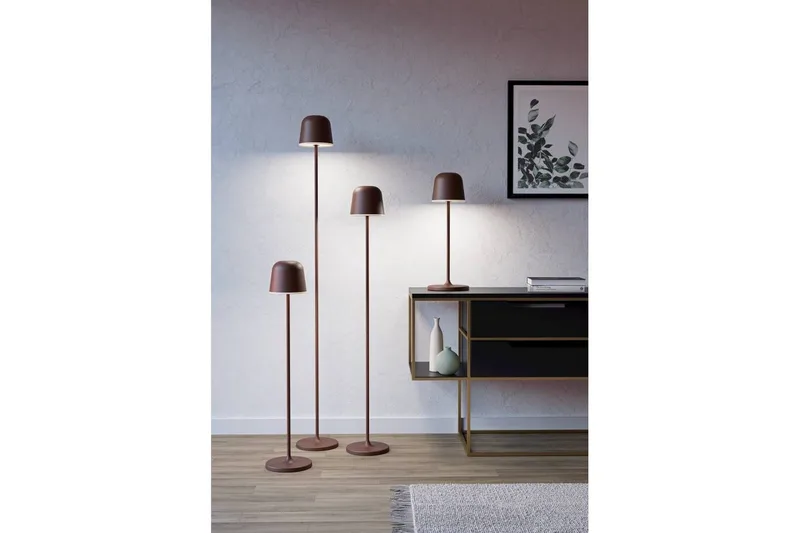 Golvlampa Eglo Mannera-L Brun - Brun - Belysning - Lampor & belysning inomhus - Golvlampa