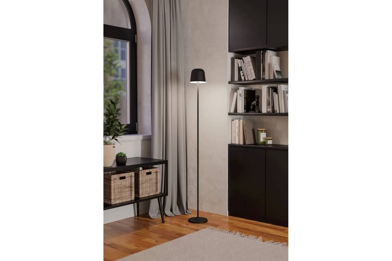 Golvlampa Eglo Mannera-L Svart/Stål - Svart/Stål - Belysning - Lampor & belysning inomhus - Golvlampa