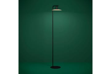 Golvlampa Eglo Mayazes Svart/Trä - Belysning - Lampor & belysning inomhus - Golvlampa