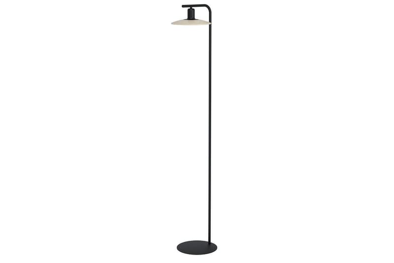 Golvlampa Eglo Mayazes Svart/Trä - Belysning - Lampor & belysning inomhus - Golvlampa