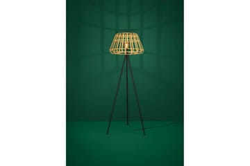 Golvlampa Eglo Montezuelo Trä - Belysning - Lampor & belysning inomhus - Golvlampa