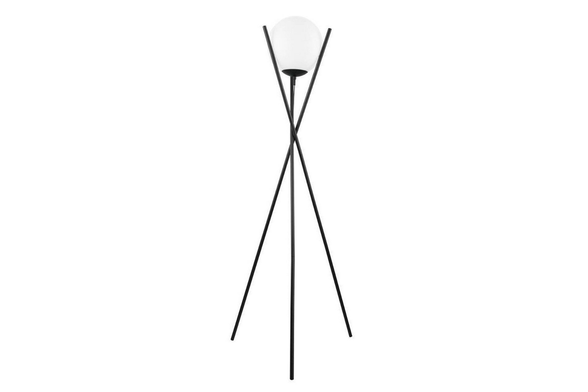 Golvlampa Eglo Salvezinas Svart/Opalvit -