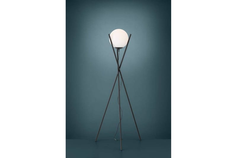 Golvlampa Eglo Salvezinas Svart/Opalvit - Belysning - Lampor & belysning inomhus - Golvlampa