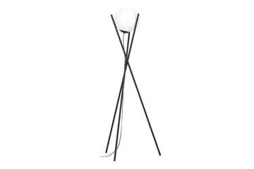 Golvlampa Eglo Salvezinas Svart/Opalvit - Belysning - Lampor & belysning inomhus - Golvlampa