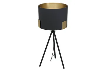 Golvlampa Eglo Tortola 1 Svart/Mässing - Belysning - Lampor & belysning inomhus - Golvlampa