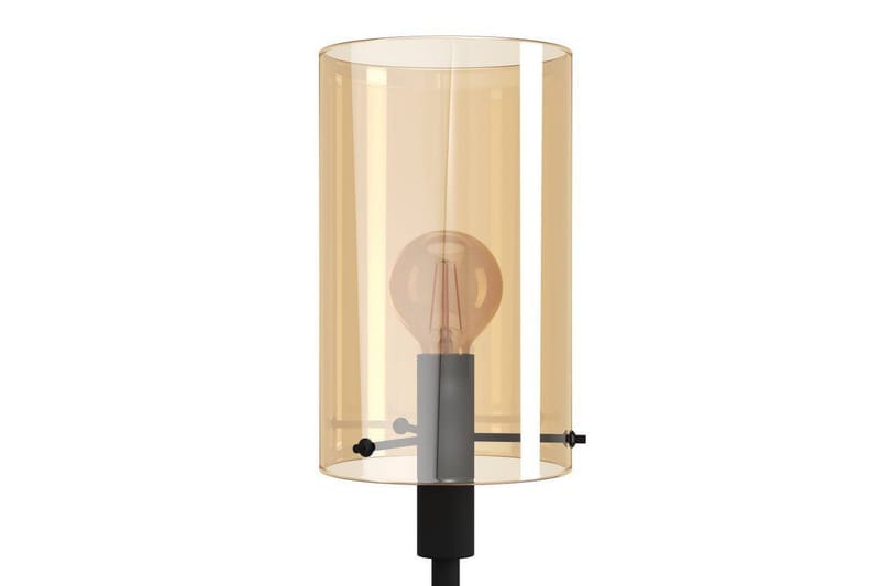 Golvlampa Eglo Polverara Svart/Amber - Belysning - Lampor & belysning inomhus - Golvlampa