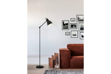 Golvlampa Eglo Priddy - Svart/Vit - Belysning - Lampor & belysning inomhus - Golvlampa