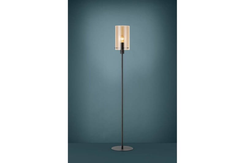 Golvlampa Eglo Polverara Svart/Amber - Belysning - Lampor & belysning inomhus - Golvlampa