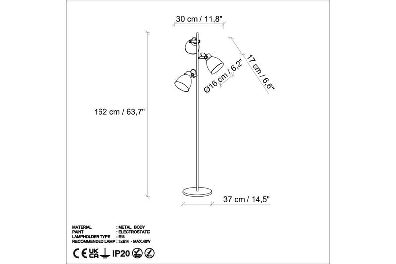 Golvlampa Elber Rany - Rany - Belysning - Lampor & belysning inomhus - Golvlampa