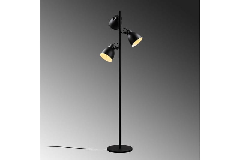 Golvlampa Elber Svart - Svart - Belysning - Lampor & belysning inomhus - Golvlampa