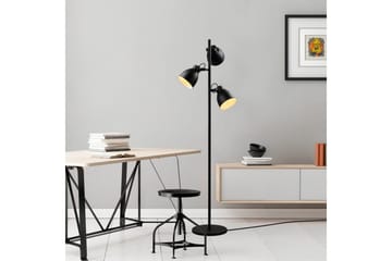Golvlampa Elber Svart - Svart - Belysning - Lampor & belysning inomhus - Golvlampa