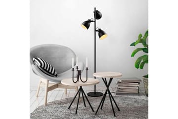 Golvlampa Elber Svart - Svart - Belysning - Lampor & belysning inomhus - Golvlampa