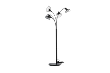 Elsa Golvlampa Dimbar LED Stor - Svart - Belysning - Lampor & belysning inomhus - Golvlampa - Femarmad golvlampa