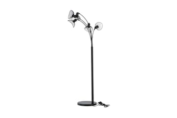 Elsa Golvlampa Dimbar LED Stor - Svart - Belysning - Lampor & belysning inomhus - Golvlampa - Femarmad golvlampa