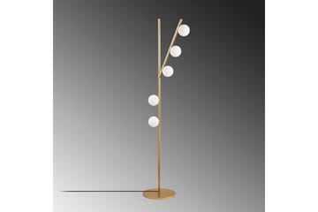 Golvlampa Elvon Rany - Guld - Belysning - Lampor & belysning inomhus - Golvlampa