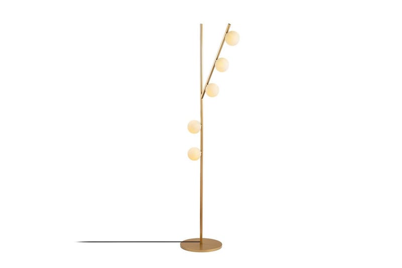 Golvlampa Elvon Rany - Guld - Belysning - Lampor & belysning inomhus - Golvlampa