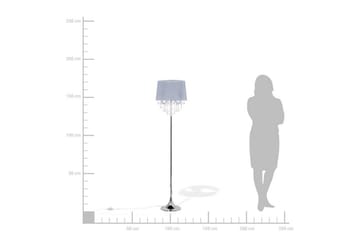 Evans Golvlampa 170 cm - Silver - Belysning - Lampor & belysning inomhus - Golvlampa
