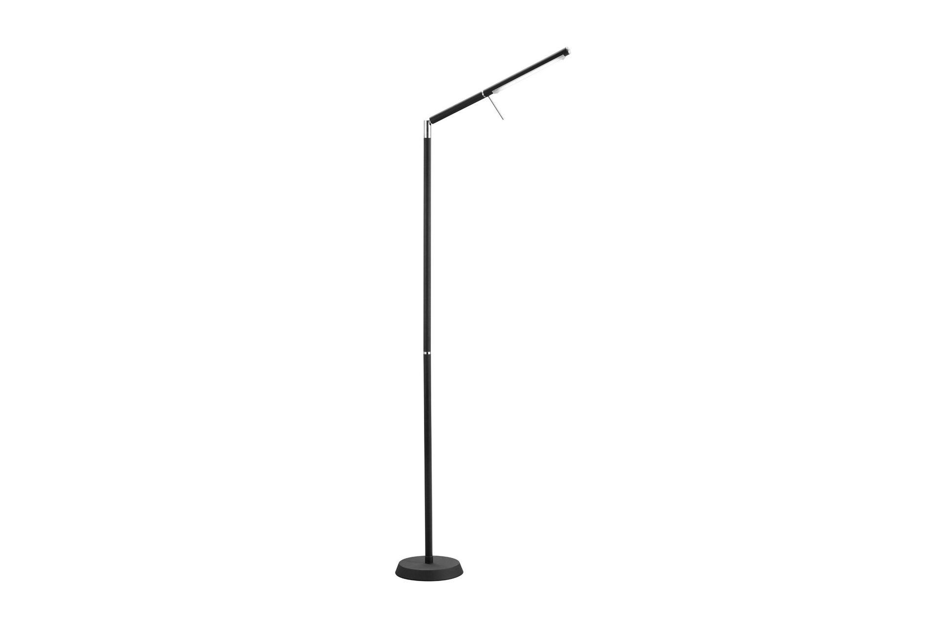 Filigran LED Golvlampa mattsvart - Matt svart
