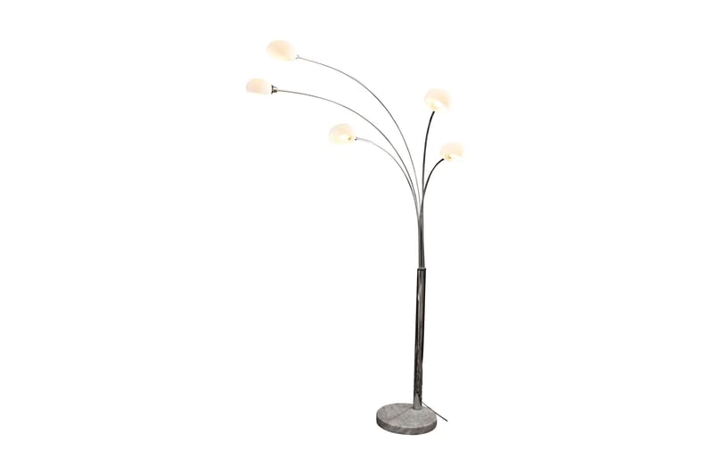 Five Fingers 208 cm white metal, marble - Hall lampa - Golvlampa - Femarmad golvlampa