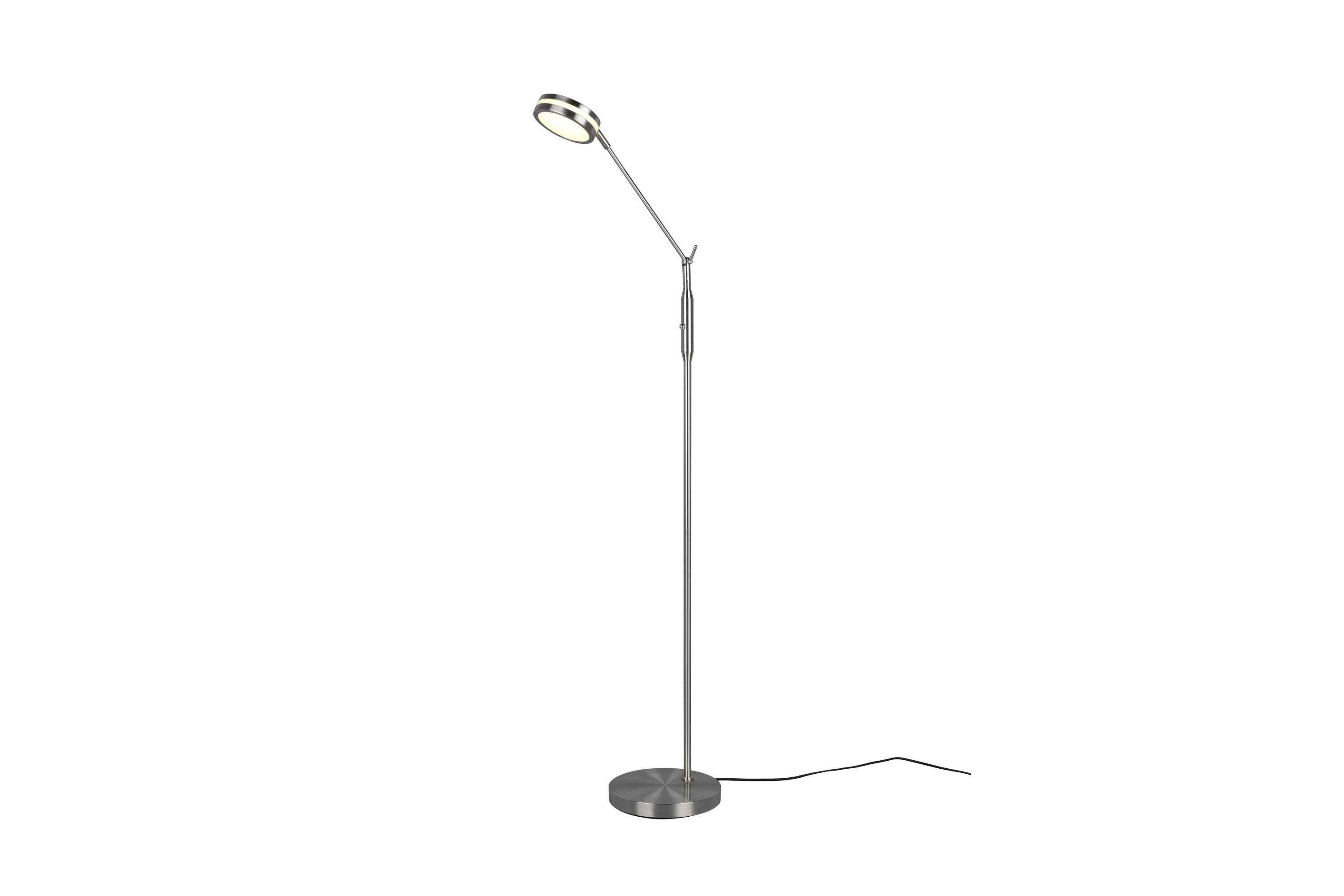 Franklin LED golvlampa borstad stål Borstad stål