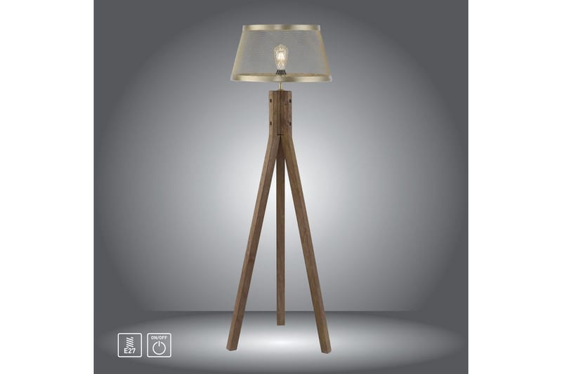 Golvlampa Frederik - 46x145x46 cm - Belysning - Lampor & belysning inomhus - Golvlampa