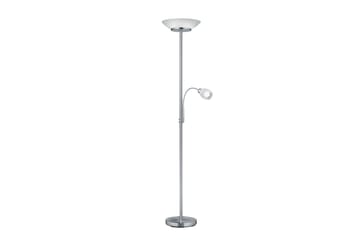 Gerry golvlampa E27+E14 borstad stål - Borstad stål - Belysning - Lampor & belysning inomhus - Golvlampa - Uplight golvlampa