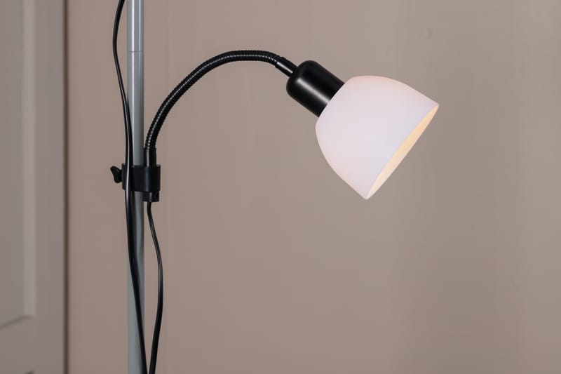 Golvlampa Bagasi - Grå/Vit - Hall lampa - Uplight golvlampa - Golvlampa
