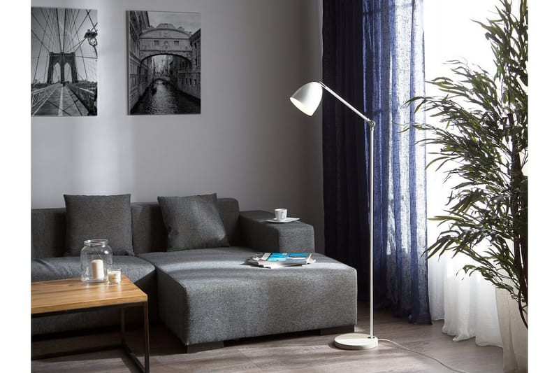 Golvlampa Chanza 165 cm - Vit - Belysning - Lampor & belysning inomhus - Golvlampa