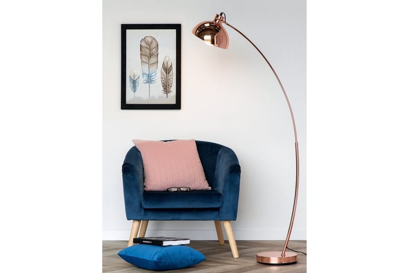 Golvlampa Dintel 155 cm - Rosa - Belysning - Lampor & belysning inomhus - Golvlampa