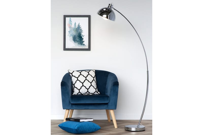 Golvlampa Dintel 155 cm - Silver - Belysning - Lampor & belysning inomhus - Golvlampa
