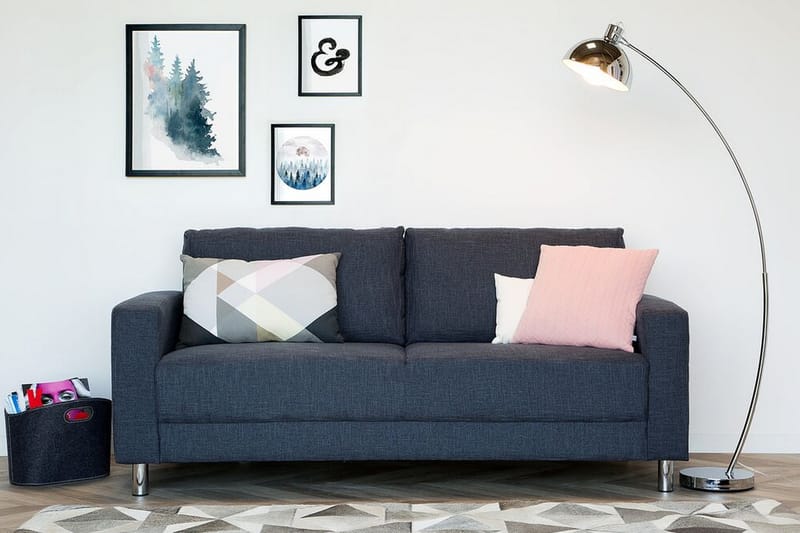Golvlampa Dintel 155 cm - Silver - Belysning - Lampor & belysning inomhus - Golvlampa