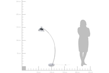 Golvlampa Dintel 155 cm - Silver - Belysning - Lampor & belysning inomhus - Golvlampa