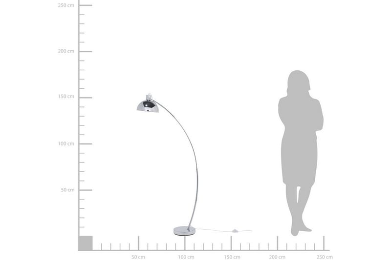 Golvlampa Dintel 155 cm - Silver - Belysning - Lampor & belysning inomhus - Golvlampa