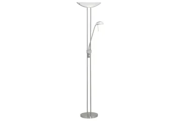 Golvlampa Eglo Baya Nickel-Matt Vit - Vit/Mörkgrå - Belysning - Lampor & belysning inomhus - Golvlampa - Uplight golvlampa