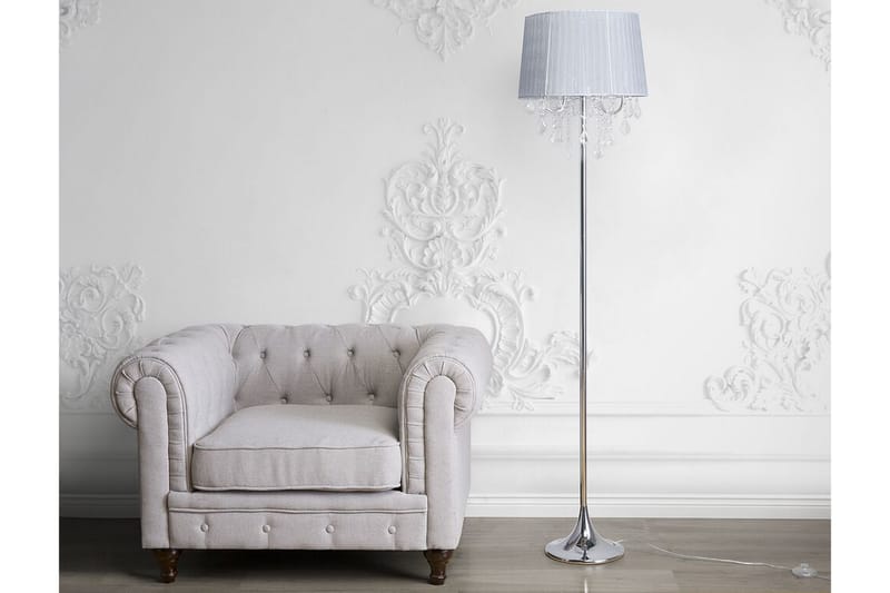 Golvlampa Evans 170 cm - Silver - Belysning - Lampor & belysning inomhus - Golvlampa