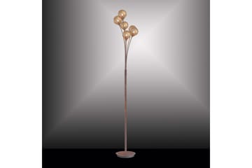 Golvlampa Greta - Orange|Koppar - Belysning - Lampor & belysning inomhus - Golvlampa
