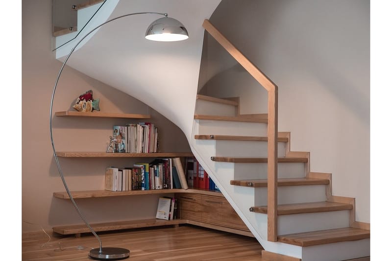 Golvlampa Kama 188 cm - Silver - Belysning - Lampor & belysning inomhus - Golvlampa