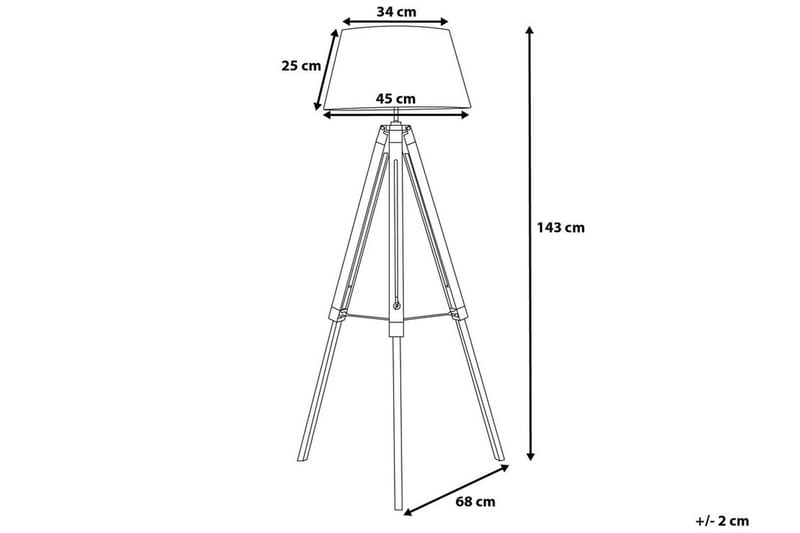 Golvlampa Madeira 143 cm - Svart - Belysning - Lampor & belysning inomhus - Golvlampa