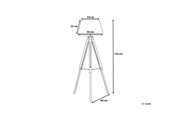 Golvlampa Madeira 143 cm - Svart - Belysning - Lampor & belysning inomhus - Golvlampa