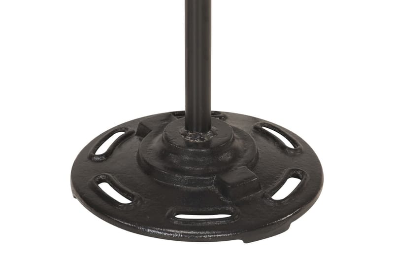 Golvlampa med 2 lampskärmar svart E27 gjutjärn - Svart - Golvlampa - Tvåarmad golvlampa - Hall lampa
