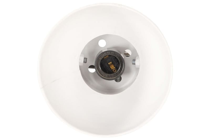 Golvlampa med 2 lampskärmar vit E27 gjutjärn - Vit - Golvlampa - Tvåarmad golvlampa - Hall lampa