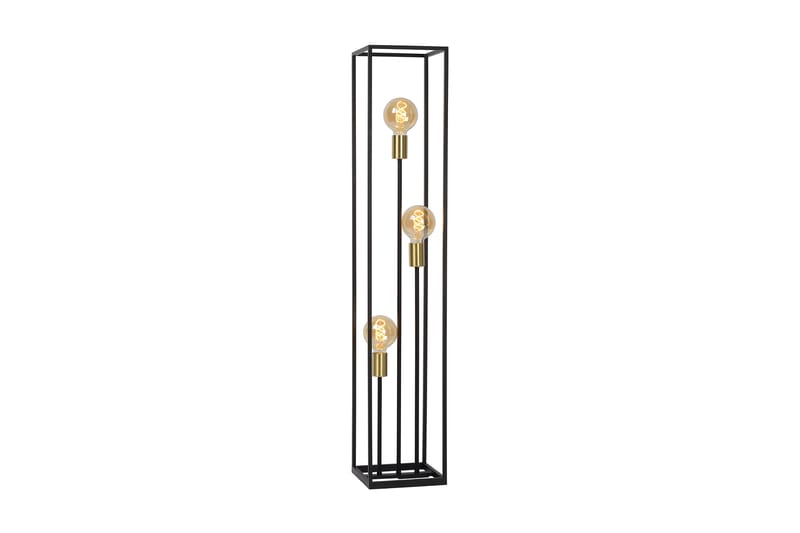 Golvlampa Ruben Svart - Lucide - Golvlampa - Hall lampa