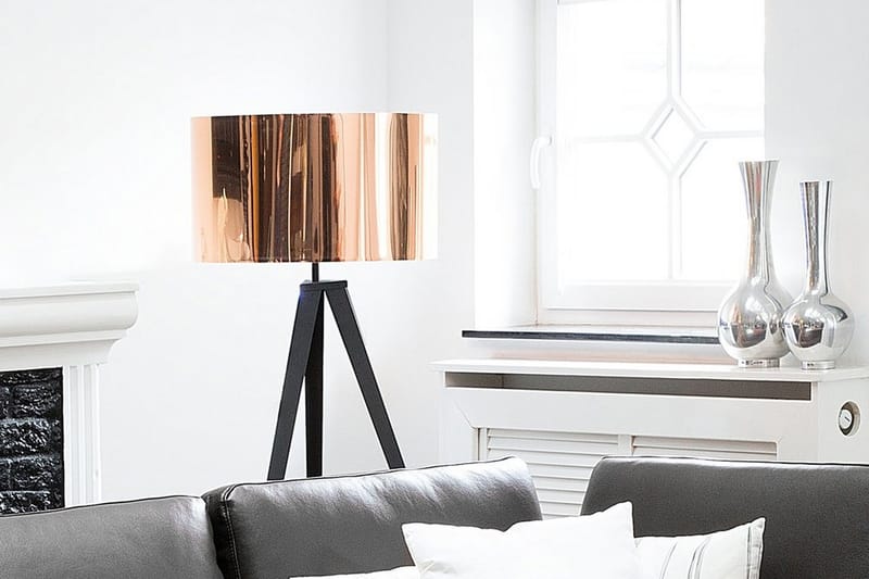 Golvlampa Stiletto 156 cm - Koppar - Belysning - Lampor & belysning inomhus - Golvlampa