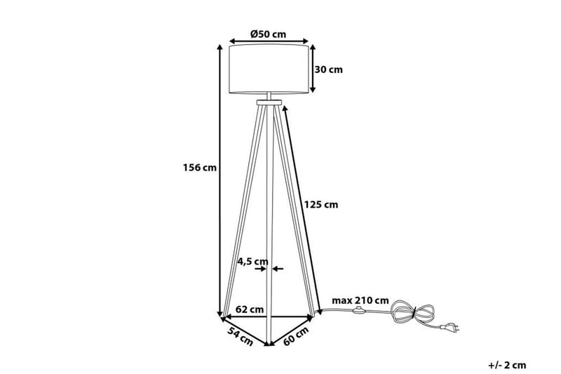 Golvlampa Stiletto 156 cm - Svart - Belysning - Lampor & belysning inomhus - Golvlampa