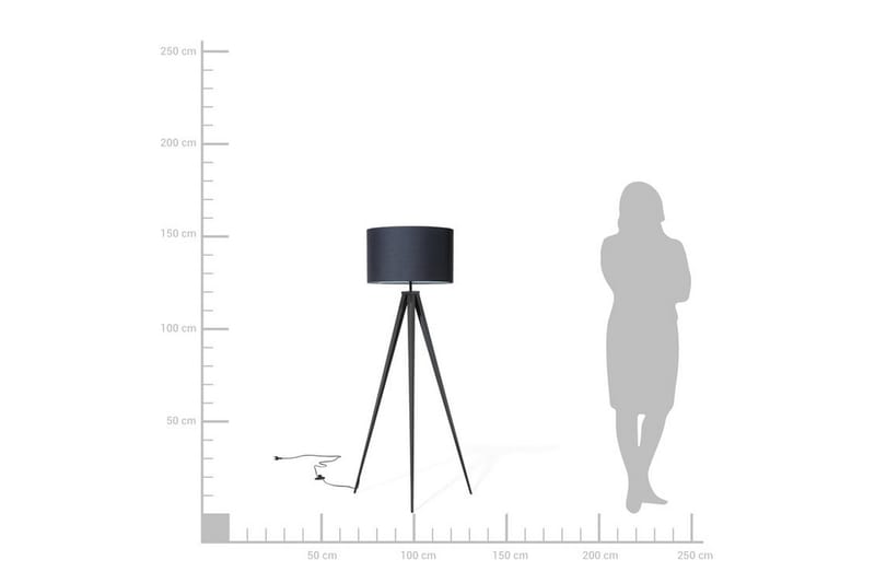 Golvlampa Stiletto 156 cm - Svart - Belysning - Lampor & belysning inomhus - Golvlampa